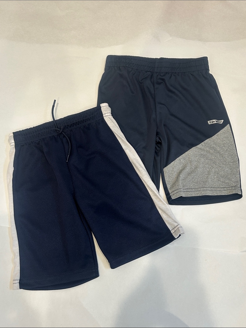 Kids Bundle Navy Blue Athletic Shorts Performance Workout Shorts size 7 boy’s